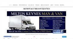 Desktop Screenshot of miltonkeynesmanandvan.com