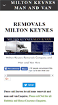 Mobile Screenshot of miltonkeynesmanandvan.com